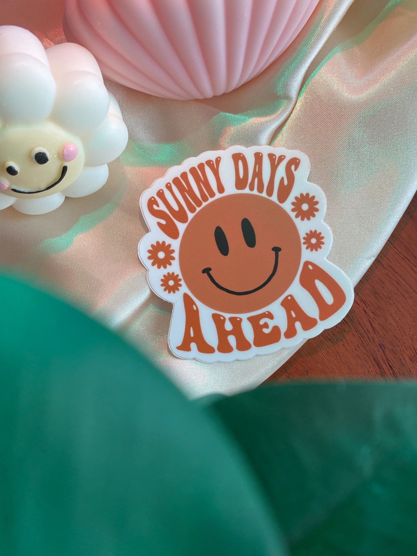 SUNNY DAYS AHEAD VINYL STICKER