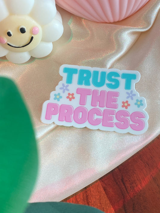 TRUST THE PROCESS VINYL STICKER