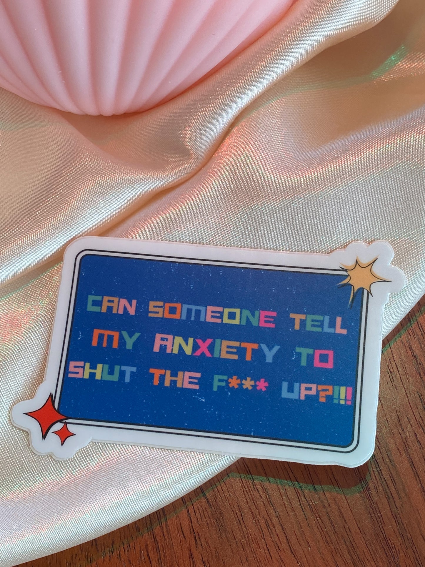 ANXIETY VINYL STICKER