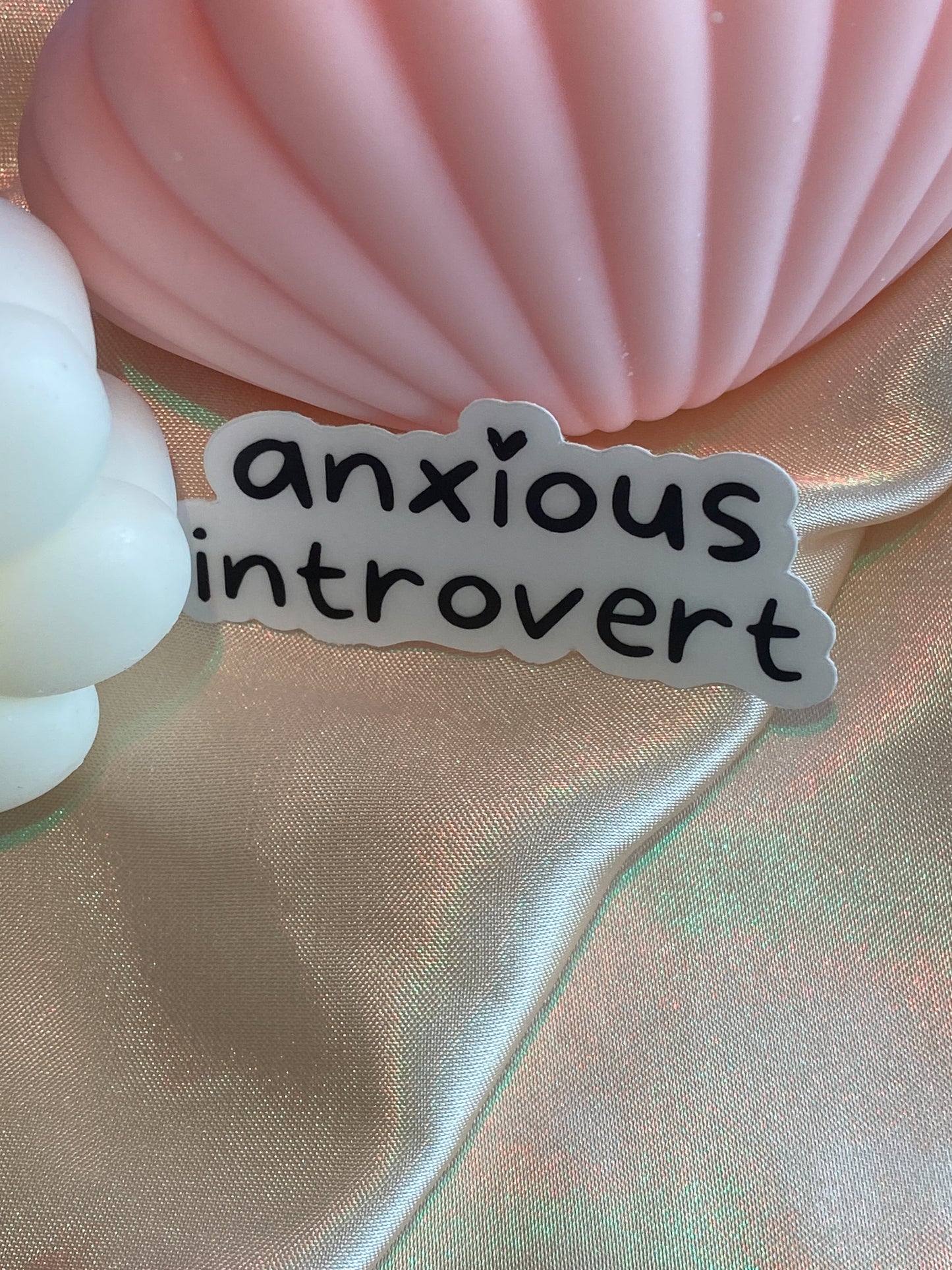 ANXIOUS INTROVERT VINYL STICKER