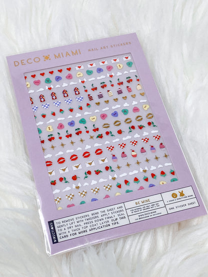 NAIL ART STICKERS - BE MINE