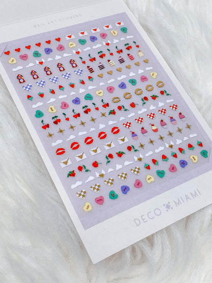 NAIL ART STICKERS - BE MINE