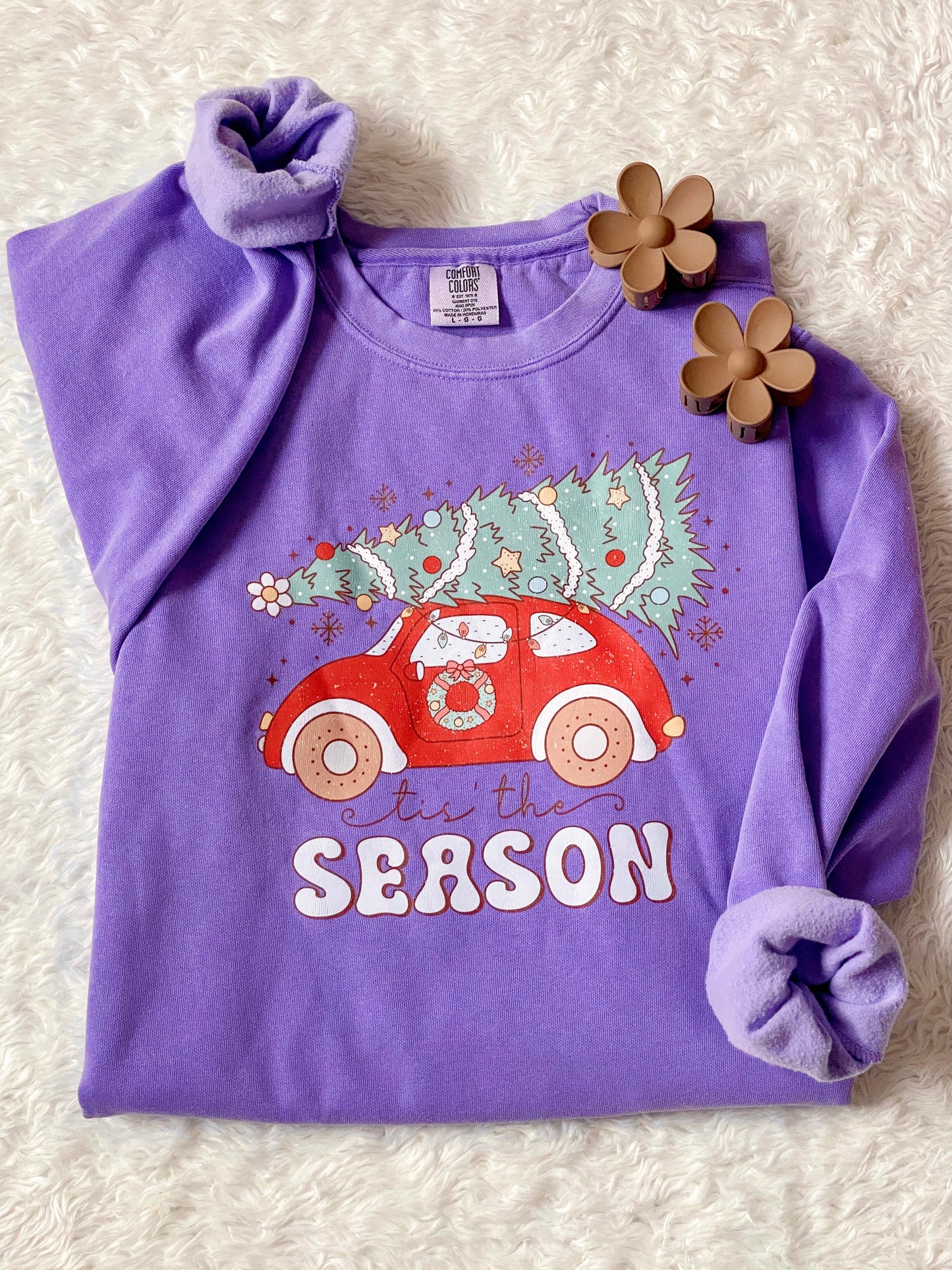 TIS' THE SEASON | UNISEX CREW NECK CHRISTMAS SWEATSHIRT