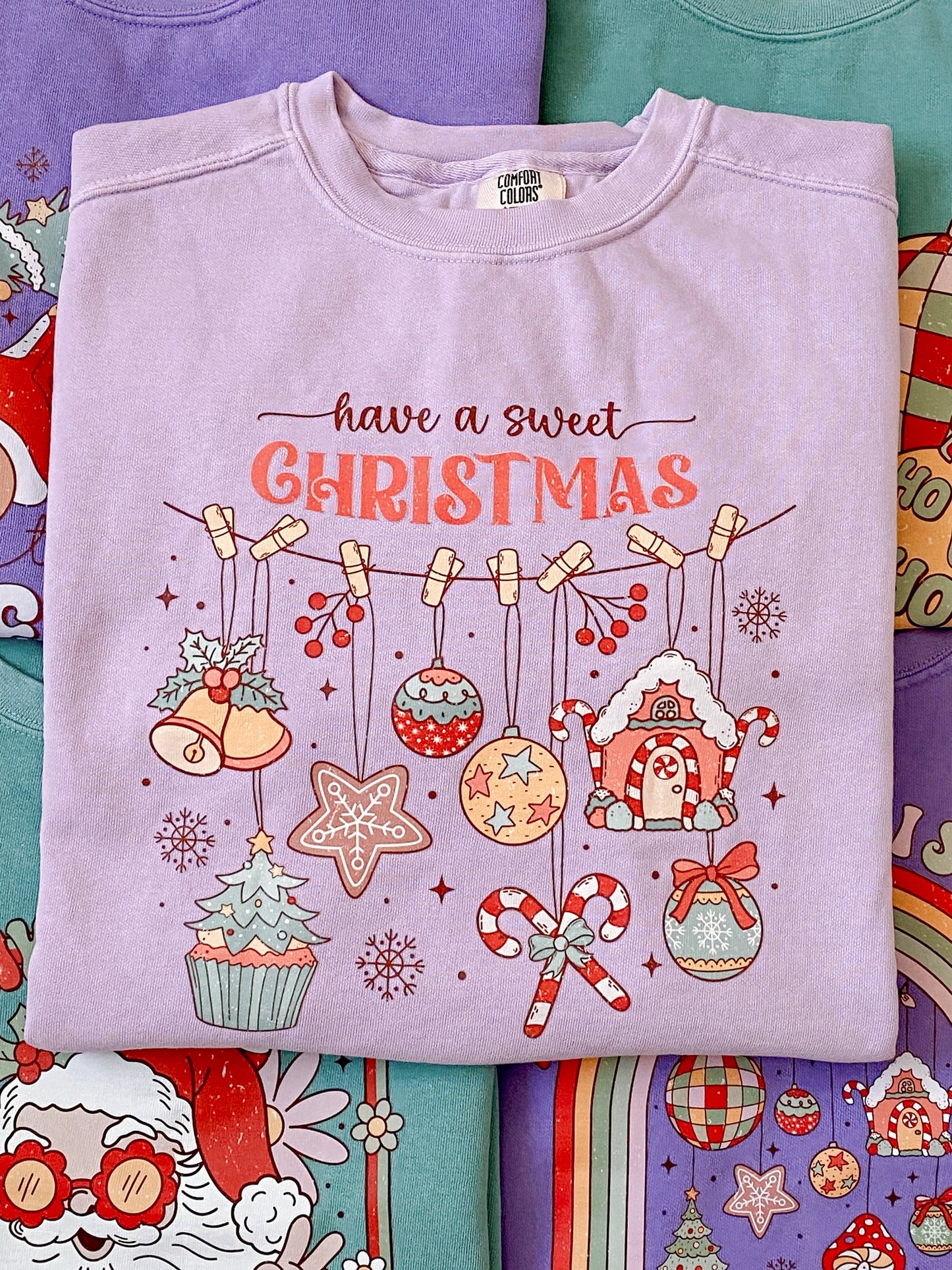 HAVE A SWEET CHRISTMAS | UNISEX CREW NECK CHRISTMAS SWEATSHIRT