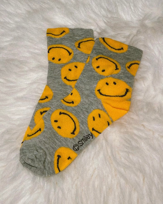 SMILEY QUARTER SOCKS