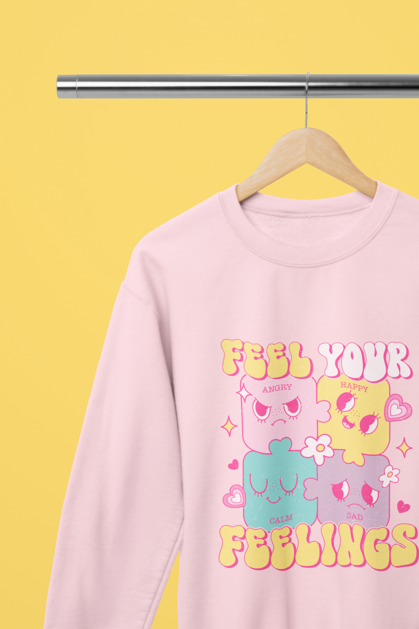 FEEL YOUR FEELINGS | CUTE RETRO SWEATSHIRT