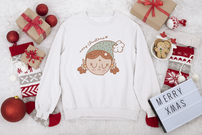 CHRISTMAS ELF | UNISEX CREW NECK CHRISTMAS SWEATSHIRT